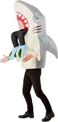 Adult Halloween Inflatable Shark & Diver Costume