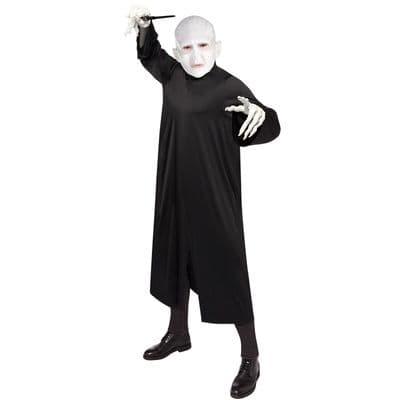 Adult Harry Potter Voldemort Robe Dark Lord Fancy Dress Costume Outfit