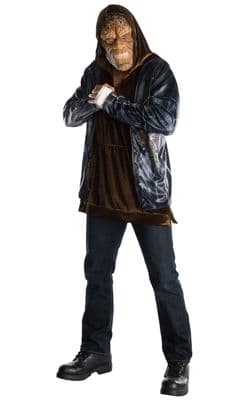 Adult Killer Croc Costume Suicide Squad Deluxe Mask Jacket DC Comics Fancy Dress