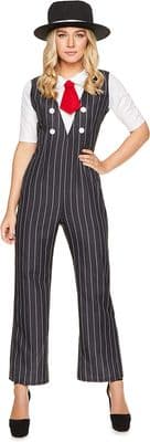 Adult Ladies 1920's Gangster Girl Costume