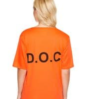 Adult Ladies Orange Prisoner Costume