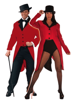 Adult Mens Circus Ringmaster Tailcoat Jacket