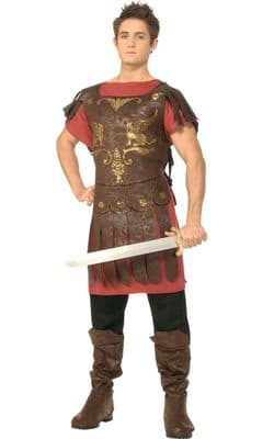 ADULT MENS DELUXE ROMAN GLADIATOR COSTUME