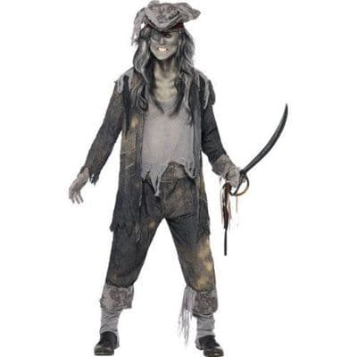 Adult Mens Ghost Ship Ghoul Costume - Large