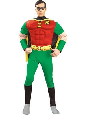 Adult Mens Muscle Chest Robin Costume