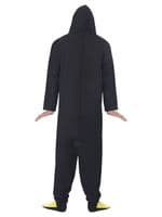 Adult Penguin Costume All in One Jumpsuit Hood Christmas Animal Fancy Dress