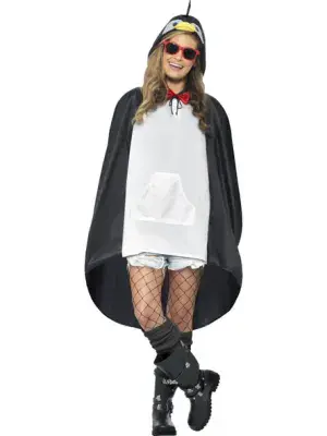 Adult Penguin Waterproof Festival Poncho