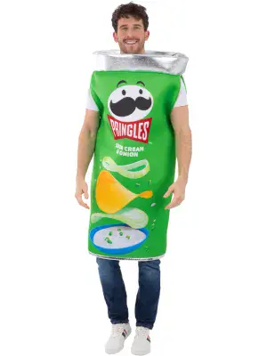 Adult Pringles® Cream & Onion Can Costume