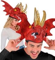 Adult Red Dragon Hat