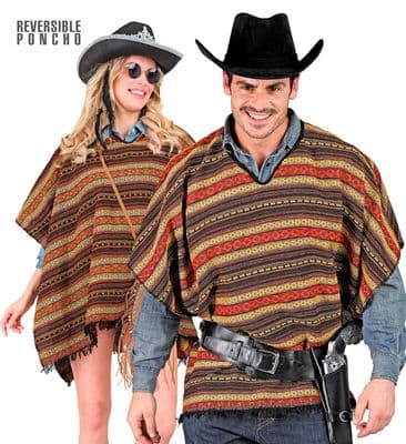 Adult Reversible Poncho
