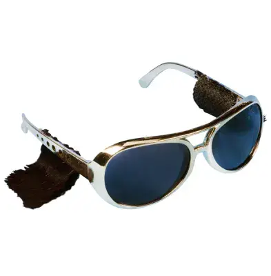 Adult Rock & Roll Glasses with Sideburns