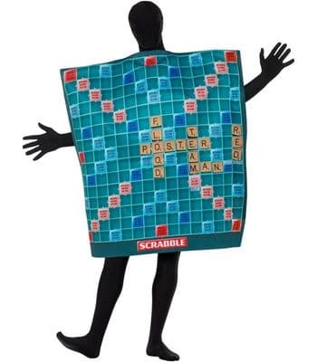 Adult Scrabble Board Costume
