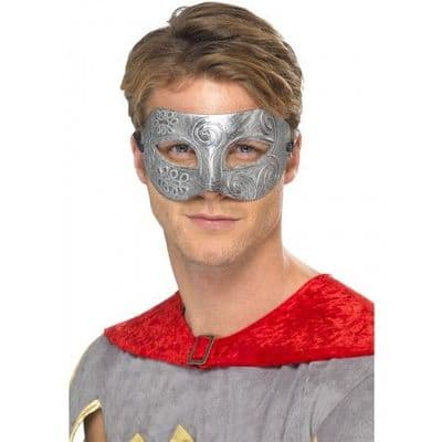 Adult Silver Columbine Mask
