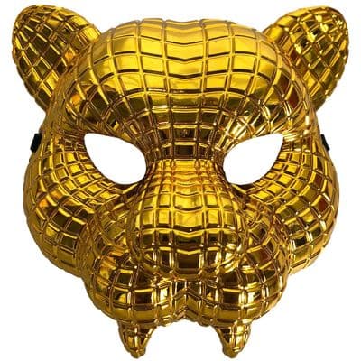 Adult Squid Games Leopard Mask VIP Fancy Dress Costume Party Accessory