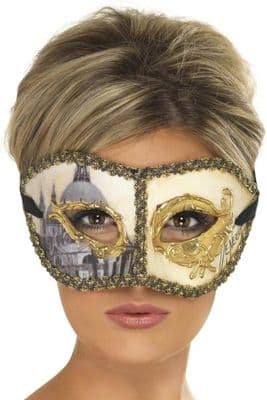 Adult Venetian Colombina Venice Mask
