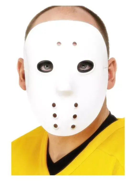 Adult White Hockey Mask