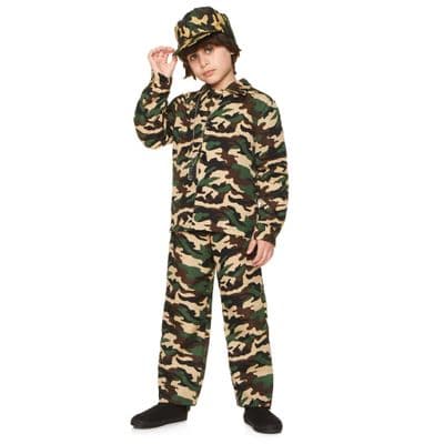 Army Boy Fancy Dress Costume