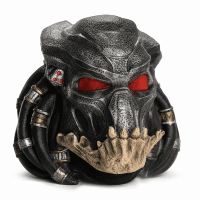 AVP Black Predator 3/4 Vinyl Mask Official Licensed Predator Costume Accessory