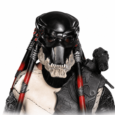 AVP Deluxe Black Predator Latex Mask Official Licensed Full Overhead Costume Mask