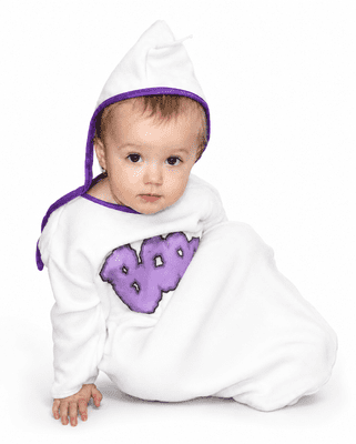Baby Boo Ghost Costume 6-12 Months Halloween Fancy Dress Outfit