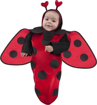 Baby Ladybug Bunting Costume 0-9 Months