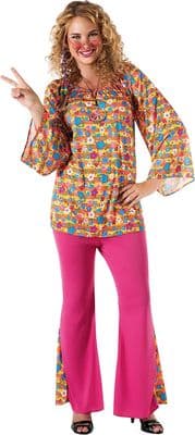 Big Mama 1960'S Woodstock Woman Costume plus size