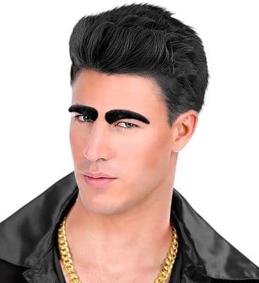 Black Adhesive Eyebrows  Costume & Carnival Accessory