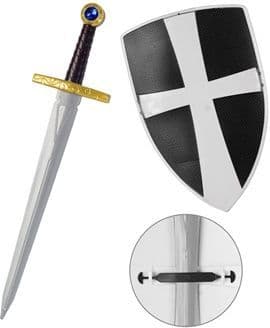 Black Crusader Shield & Sword