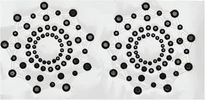 Black Gem Nipple Sticker