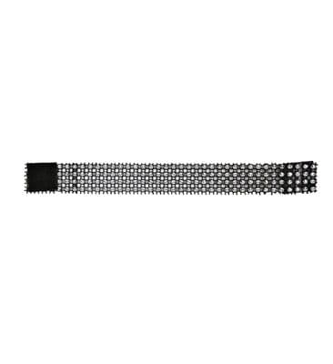Black Plastic Strass Bracelet