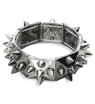 Black & Silver Studded Bracelet