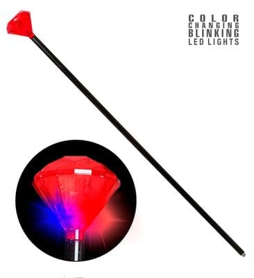 Blinking Light Ruby Cane
