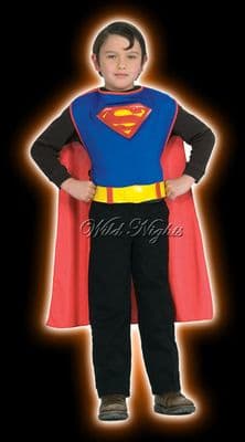BOYS 3D SUPERMAN SUIT AGE 5-7