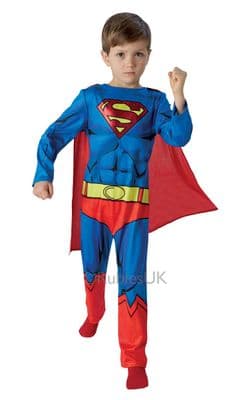 Boys Classic Comic Book Superman Costume