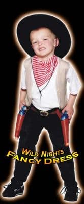 Boys Cowboy Costume LArge Age 10-12 Years