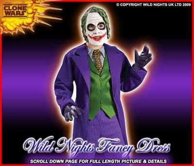 Boys Deluxe Batman Dark Knight Joker Costume