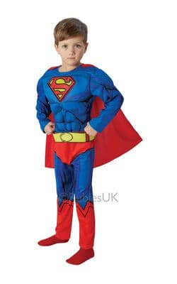 Boys Deluxe Comic Book Superman Costume