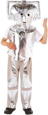 Boys Doctor Who Cyberman Costume Small 3-5 Years