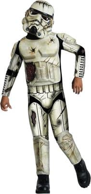 Boys Halloween Star Wars Zombie Death Trooper Costume