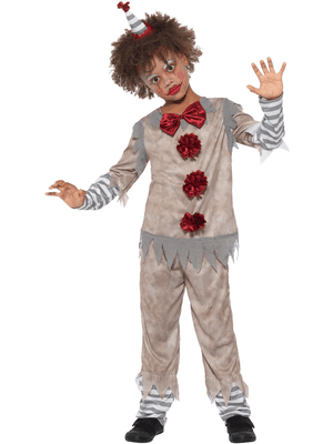 Boys Halloween Vintage Clown Boy Costume