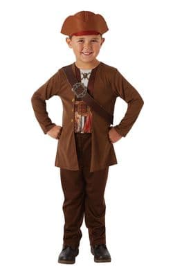 Boys Jack Sparrow Childs Ages 5-8 Years