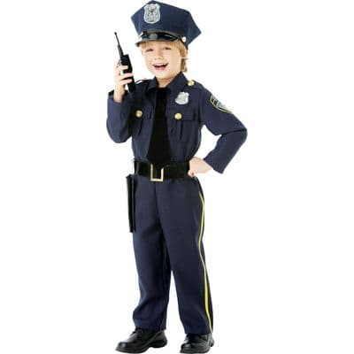 Boys Policeman Officer Costume