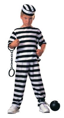 Boys Prisoner Convict Costume