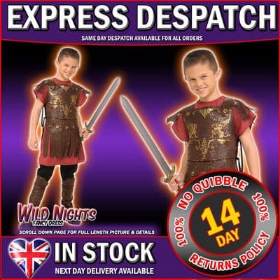 Boys Roman Gladiator Costume