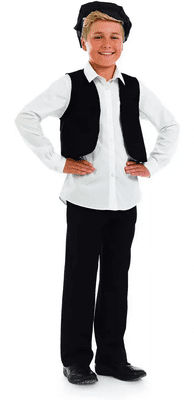 Boys Victorian Waistcoat And Hat