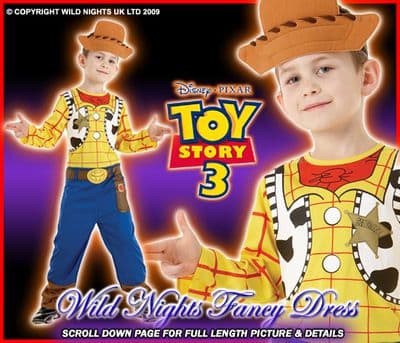 BOYS WOODY TOY STORY 3 CLASSIC COSTUME