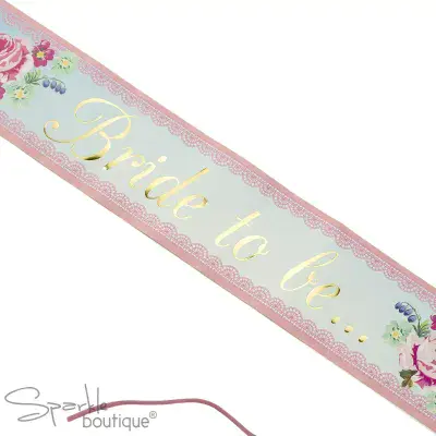 Bride to Be Hen Night Sash