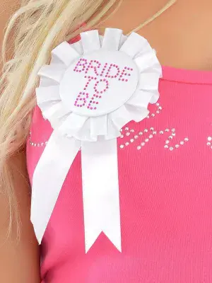 Bride to Be Rosette