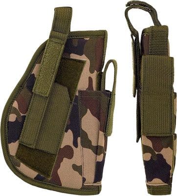 Camouflage Tactical Right Leg Holster