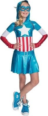 Captain America Girls Costume
